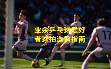 业余乒乓球爱好者球拍选购指南